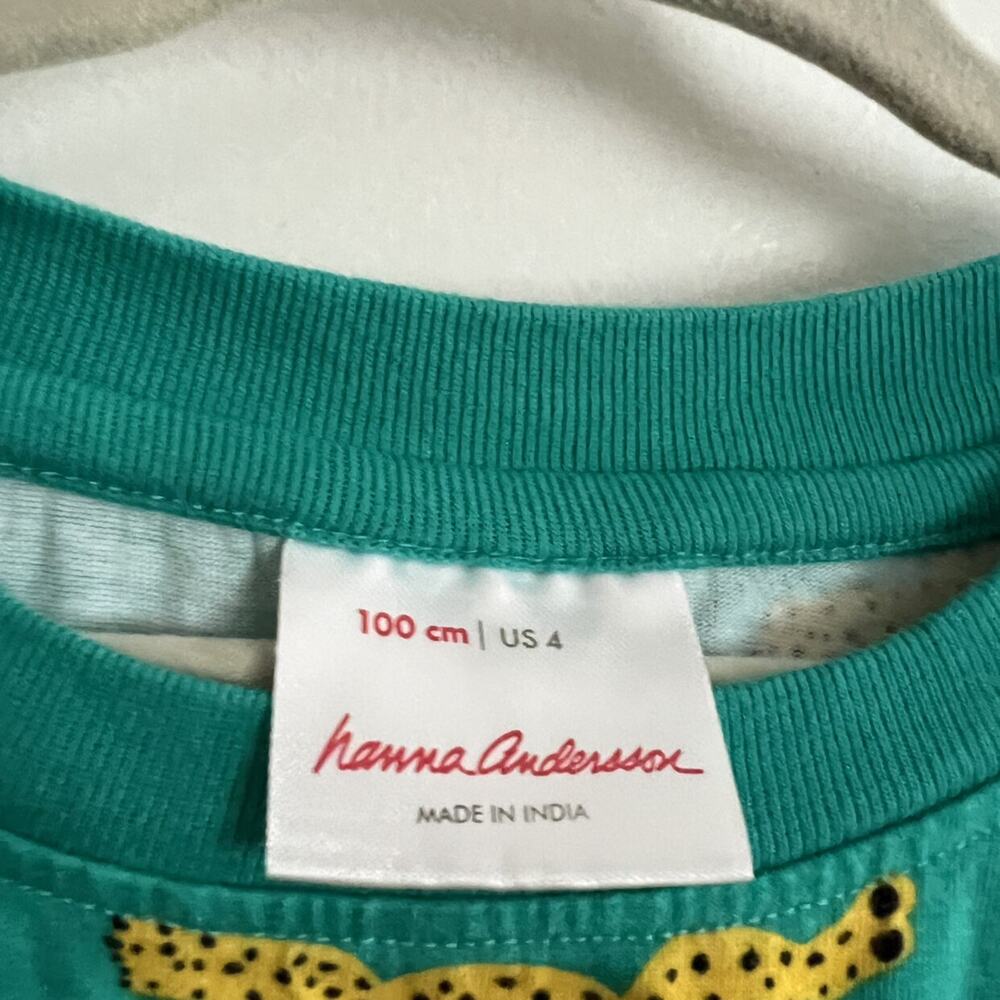 Hanna Andersson Cheetah T-Shirt Dress - Picture 4 of 7